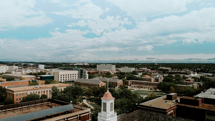Aerial view of UNL