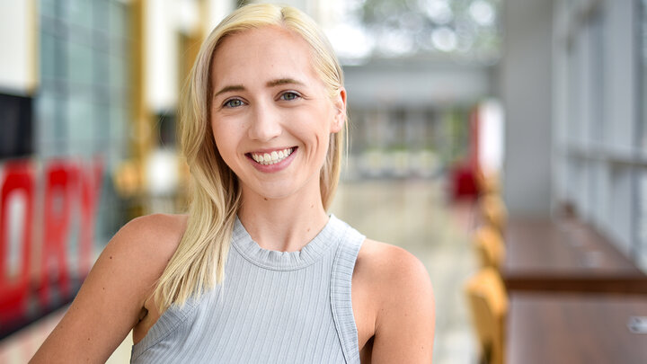 Casey Christensen, ’17 & ’21, advanced her data analytics talents through the business analytics online graduate certificate program at Nebraska before transitioning into a master’s program. She graduated this spring with a Master of Science in Business Analytics.