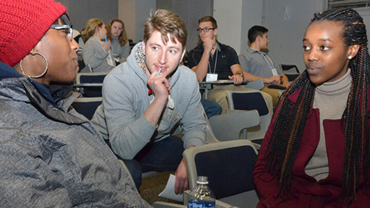 Students plan out their next two days at last year's 48-Hour challenge