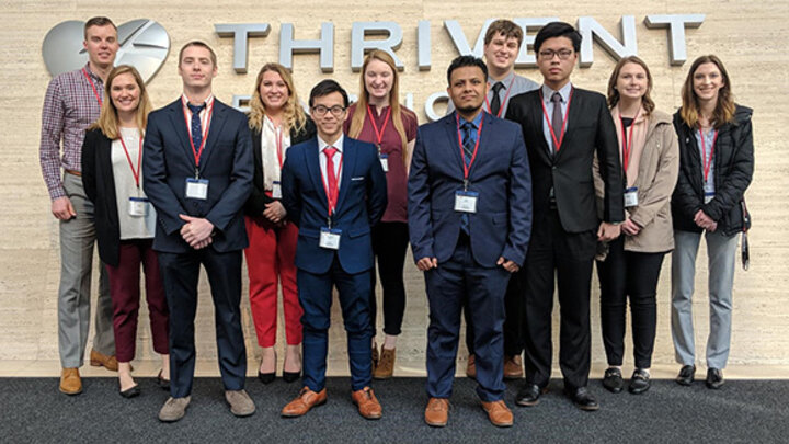 Students connecting with Minneapolis employers