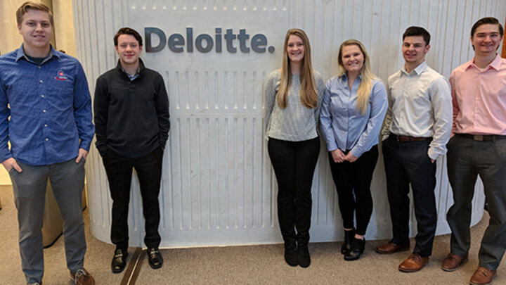 Students visit Deloitte in Chicago