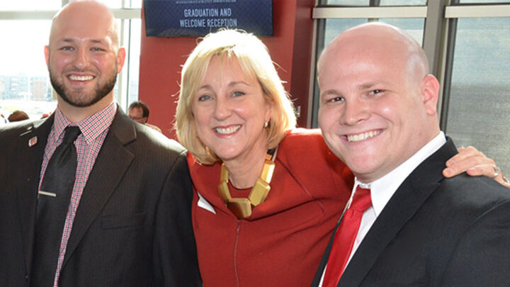 Camerson Wilson, Dr. Donde Plowman, and Ben Wheeler