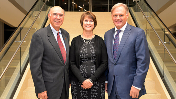 Dr. James Brown, Sue Wilkinson and Tonn Ostergard