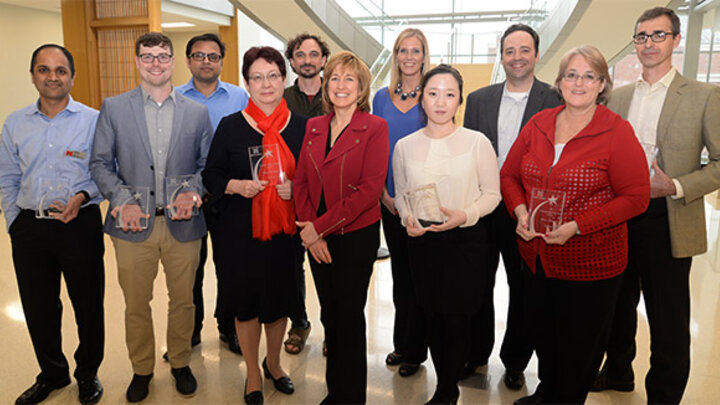 College of Business Faculty and Staff Award winners