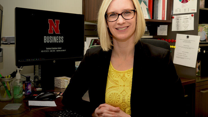 Dr. Rachel Larson received the Carl A. Donaldson Award from the University Association of Administrative Development (UAAD) for excellence in management.