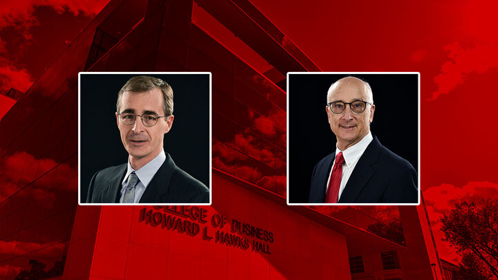 Dr. Geoffrey Friesen (left) and Dr. David Rosenbaum