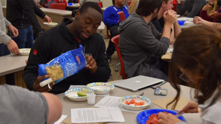 Tasting their salsa was an important step to see if it was missing any essential ingredient.
