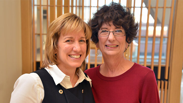 Dean Kathy Farrell and Rhonda Seacrest