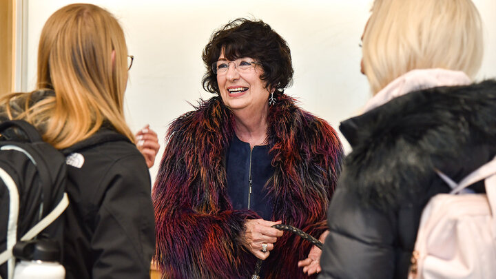 Rhonda Seacrest makes it possible for business students at Nebraska to experience the process of philanthropy in the Strive to Thrive Lincoln class project every semester.
