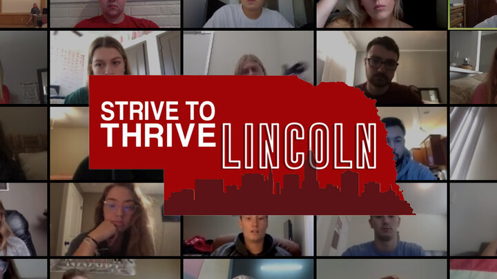 Strive to Thrive Lincoln digital sign