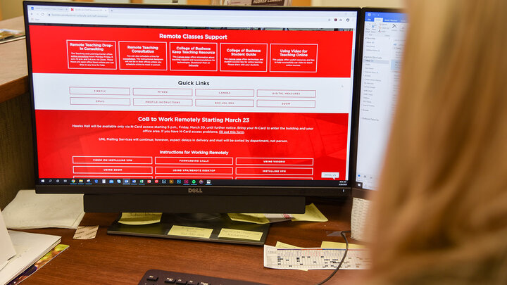 The College of Business continues to provide the latest updates and support for remote classes and work on our Faculty and Staff Resources webpage.