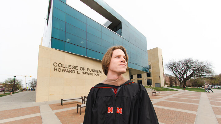 Drew Minard, ’21, found his research and communications class helped him in his graduate assistantship and in his future career in public tax accounting.