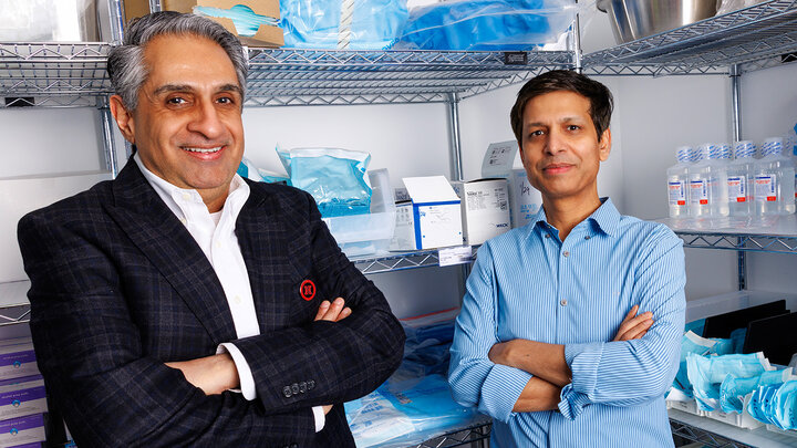 Nebraska researchers Amit Saini and Alok Kumar