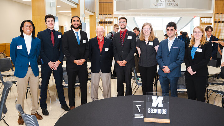Bob FitzSimmons with students