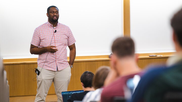 Uchechukwu Jarrett teaching