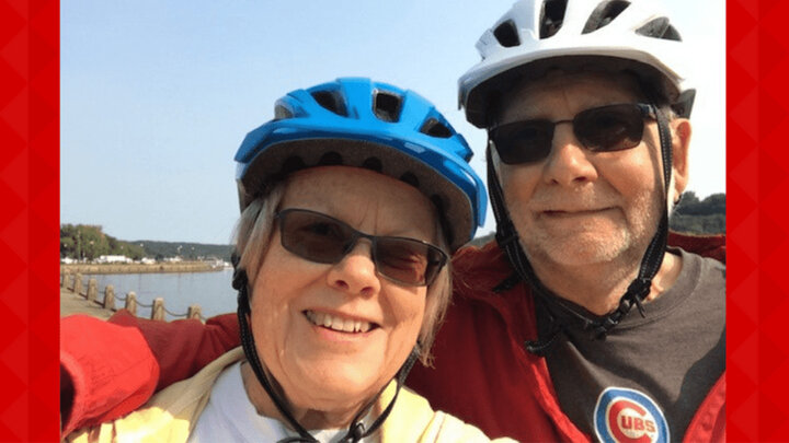 Warren Luckner with wife Mary