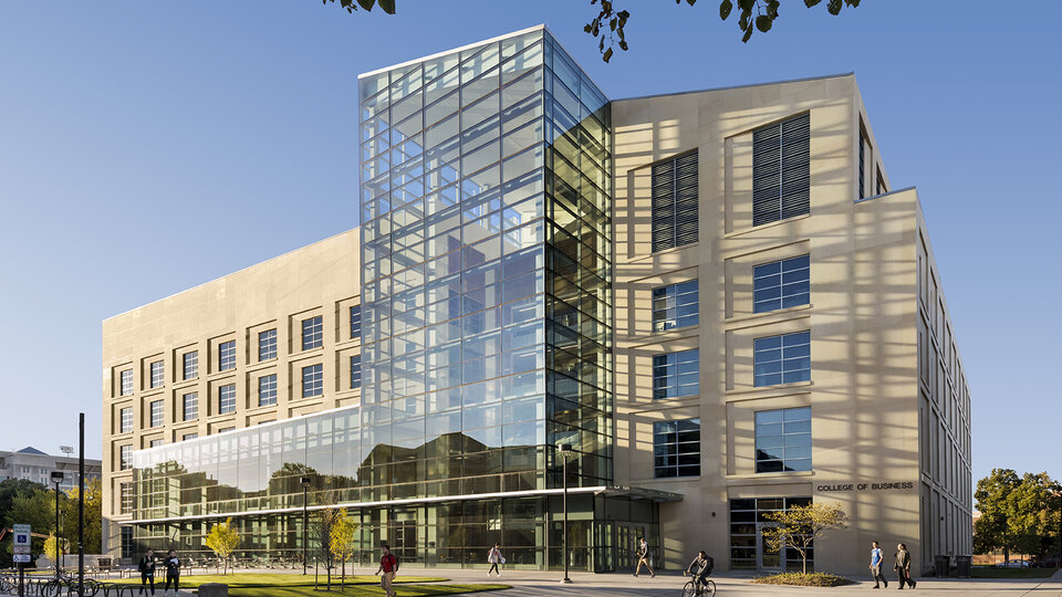 Outside of Hawks Hall