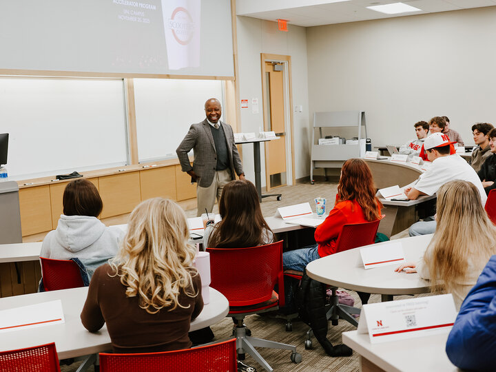 students in a classroom
