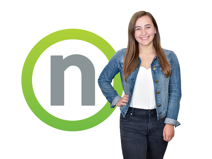 Audrey Erker, a senior business administration major from Omaha.