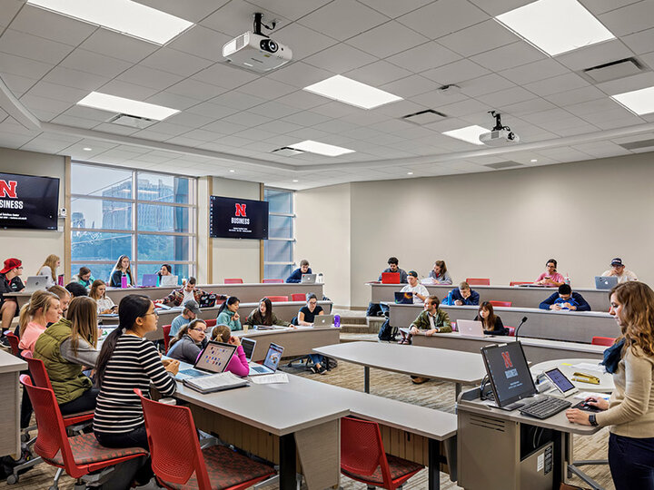 tiered classroom