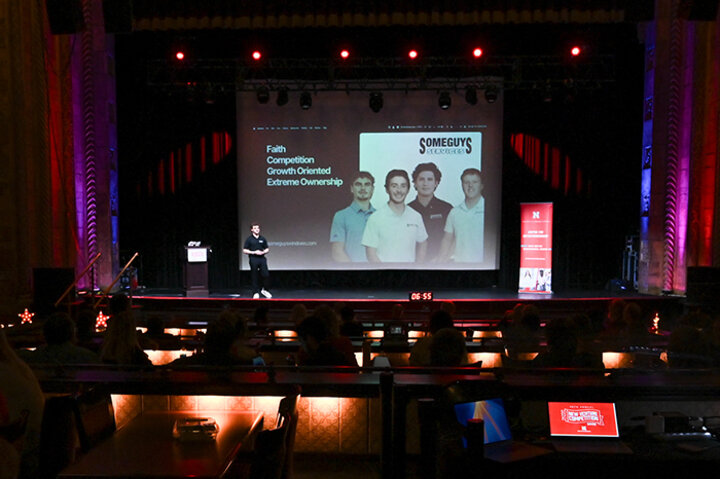 “We consistently hear from judges how tough it is to choose just a few teams to move forward, as so many are deserving,” said Amanda Metcalf, assistant director for the Center for Entrepreneurship. “Thanks to a donor, we're able to give $2,500 to eight standout teams that judges believe are especially worthy of funding to help grow their businesses.” Co-founders Kenny Morales of Grand Island and Wilson Overfield of Ralston—both sophomores in the Raikes School—also received the Thomas G. Guy Startup Team Aw
