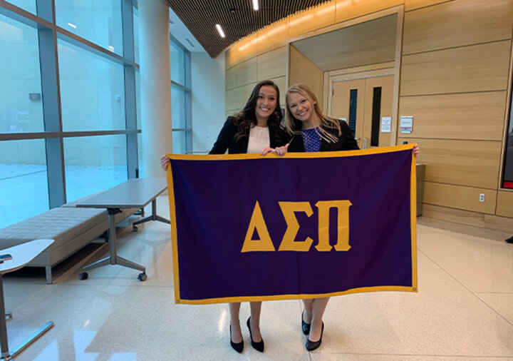 Sydney Lindstedt and Nicole Van Ess met in their Business Learning Community.