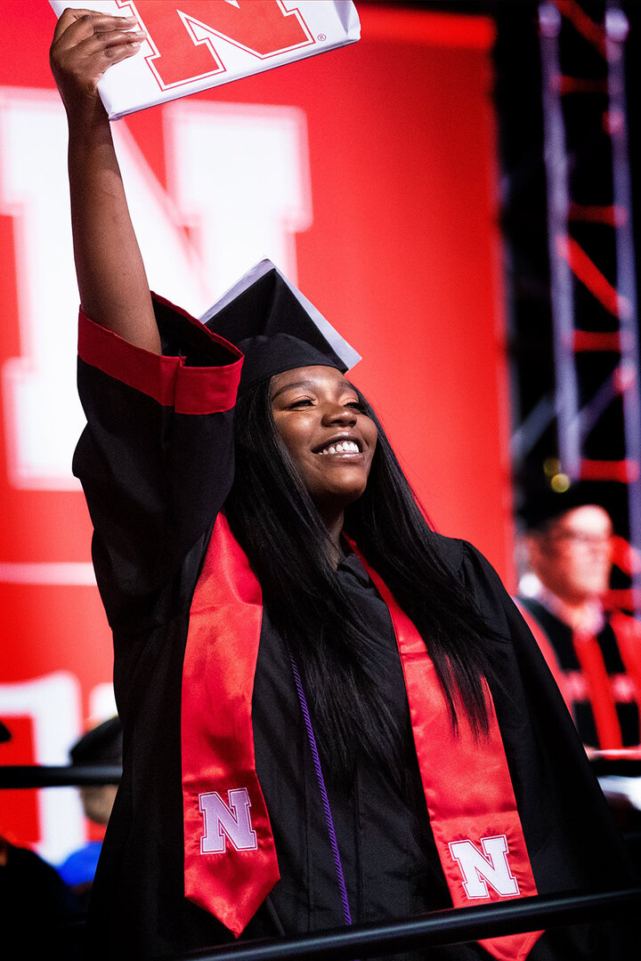 Paska Juma graduated in 2019 from Nebraska.