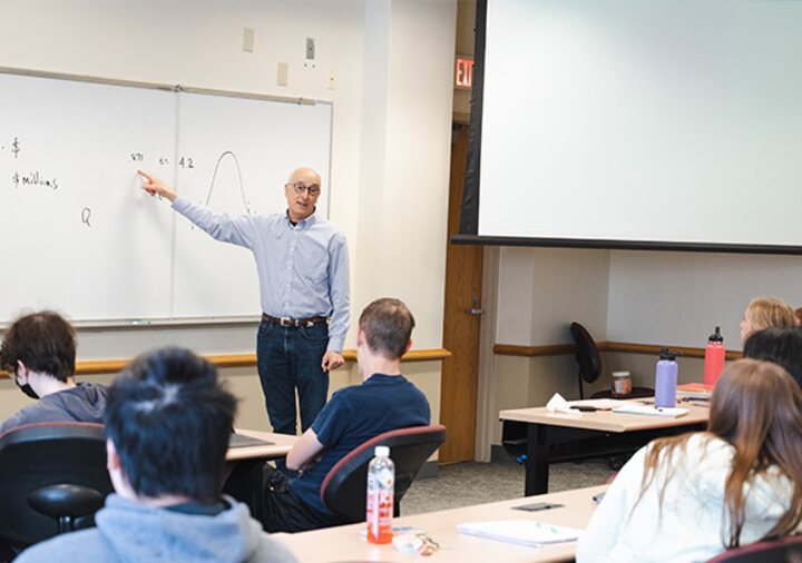 David Rosenbaum worked with Bureau of Business Research Scholars and taught economics.