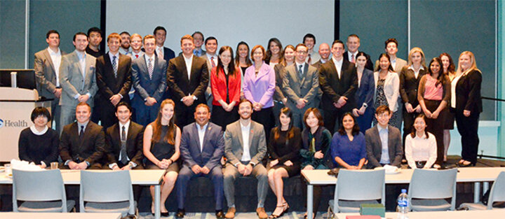 The graduate class, led by Dr. Tammy Beck, presented on two separate projects to the physicians and board members of Bryan Health.