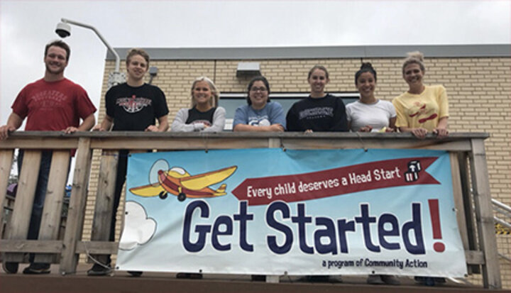 Community Action was just one of the non-profit organizations students visited during the week.