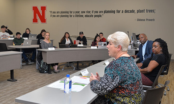 Panelists helped students gain a better understanding of the importance of a diverse and inclusive work culture.