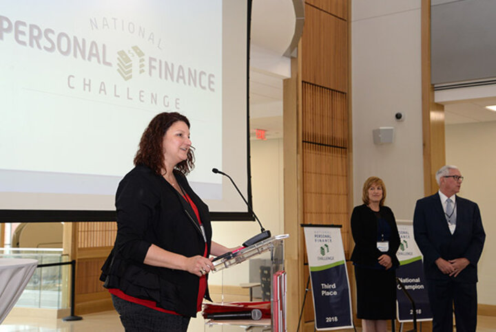 Davidson played an instrumental role in bringing the National Personal Finance Challenge to the College of Business.