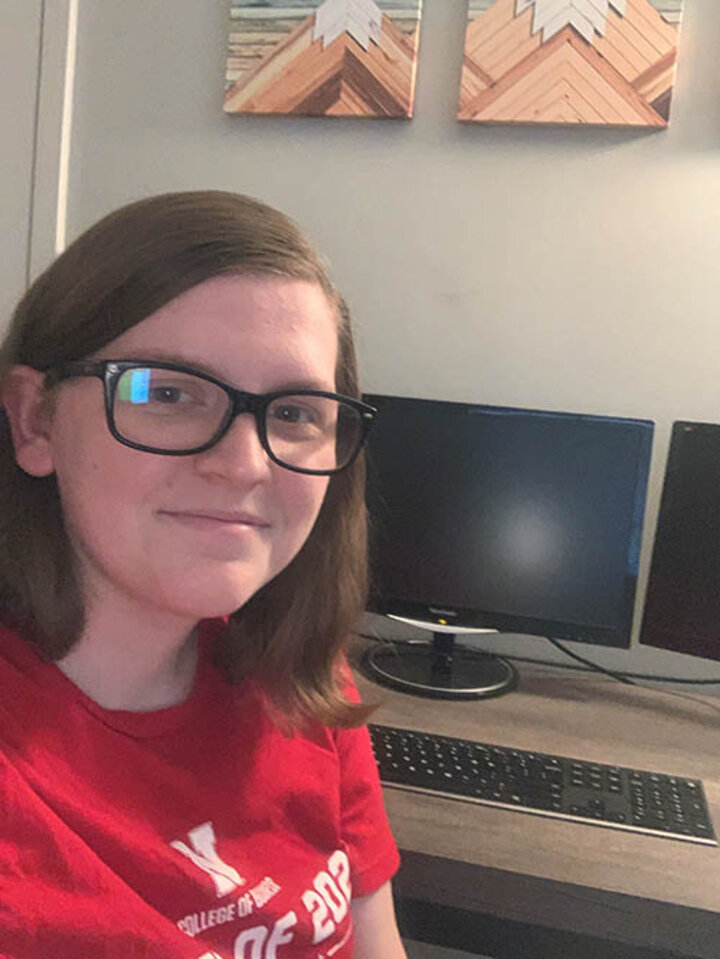 McCann’s experiences taking statistical tests through PBL helps her when taking professional actuarial exams, while she works for Mutual of Omaha as an actuary associate.